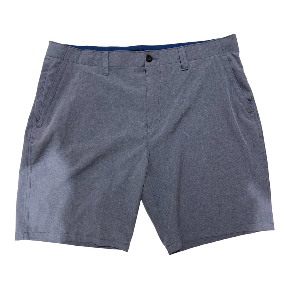 Denali Mens Hybrid Performance Shorts Blue Gray Stretch Size 40 RN 95705 Hiking